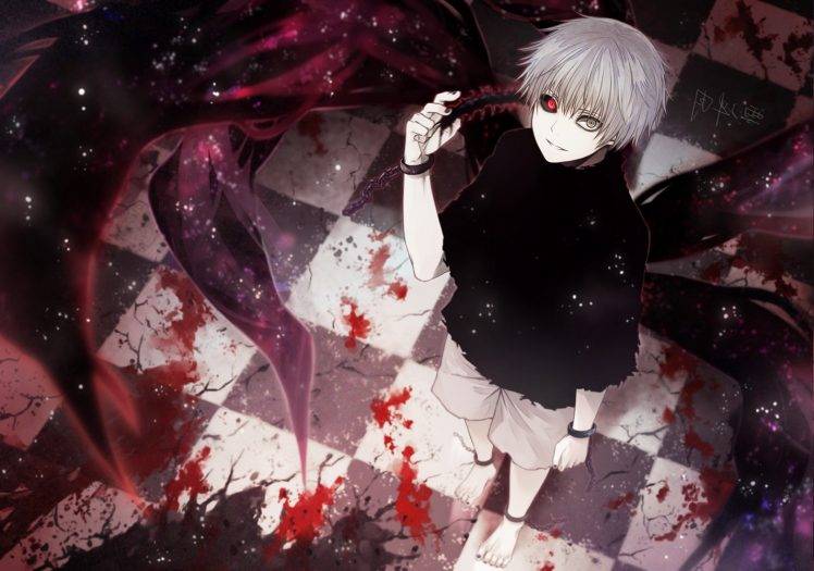 Tokyo Ghoul, Kaneki Ken, Anime HD Wallpaper Desktop Background