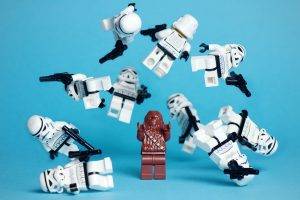 Star Wars, Chewbacca, Stormtrooper, LEGO