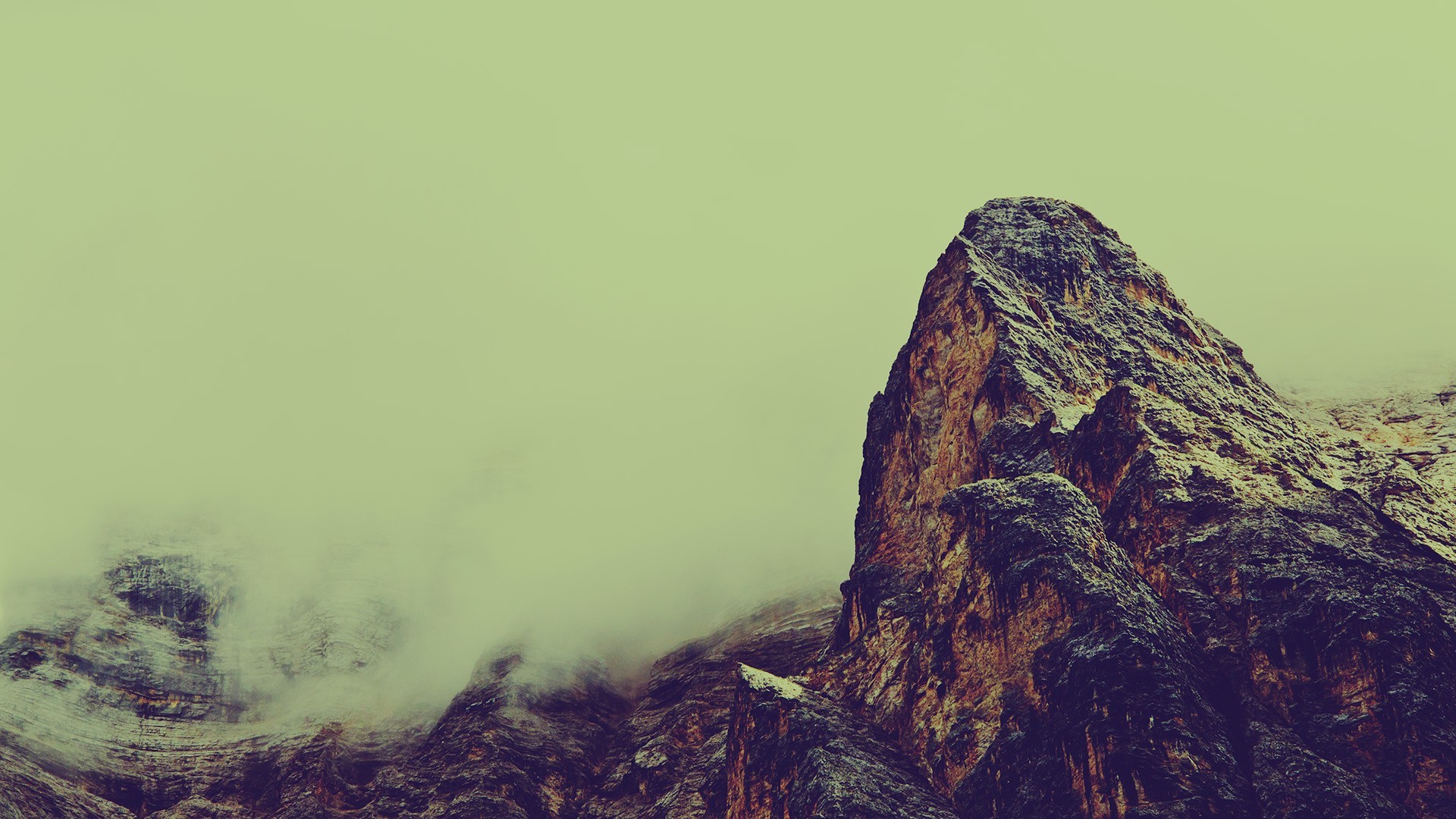 mountain, Landscape, Mist Wallpaper