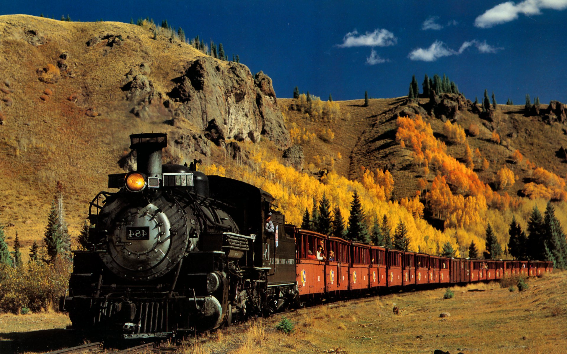  train  Steam Locomotive Landscape Wallpapers  HD Desktop 