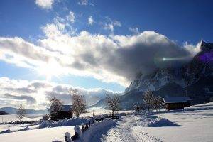 landscape, Nature, Snow, Winter