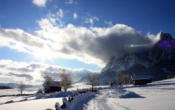 landscape, Nature, Snow, Winter HD Wallpaper Desktop Background