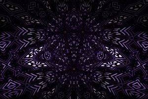 abstract, Digital Art, Artwork, Dark, Purple, Symmetry