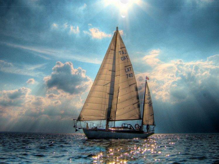 landscape, Nature, Sea, Water, Sailing Ships HD Wallpaper Desktop Background