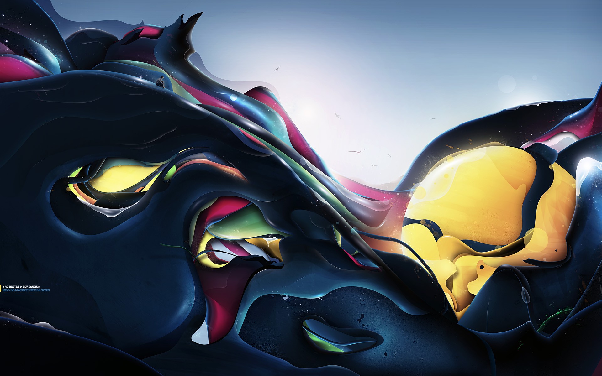 abstract, Artwork, Colorful, Rik Oostenbroek Wallpaper