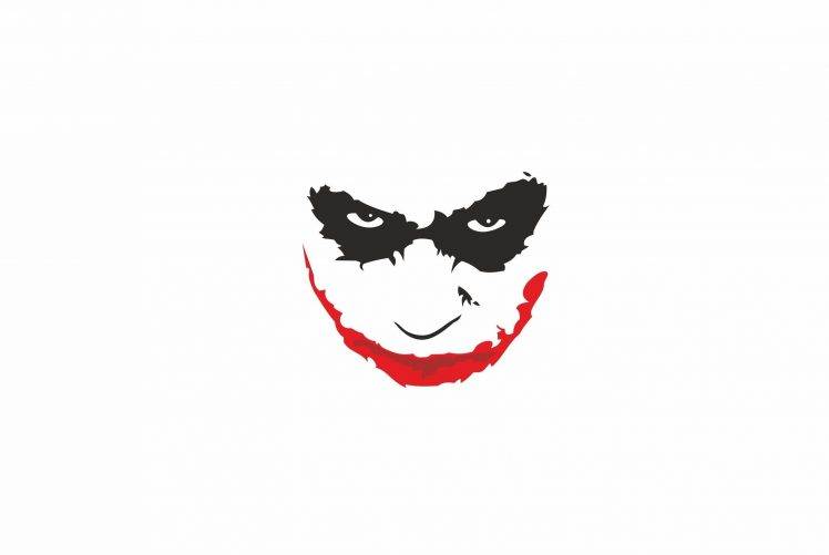 Joker, Red, Black, Eyes, Abstract, Batman, Minimalism HD Wallpaper Desktop Background
