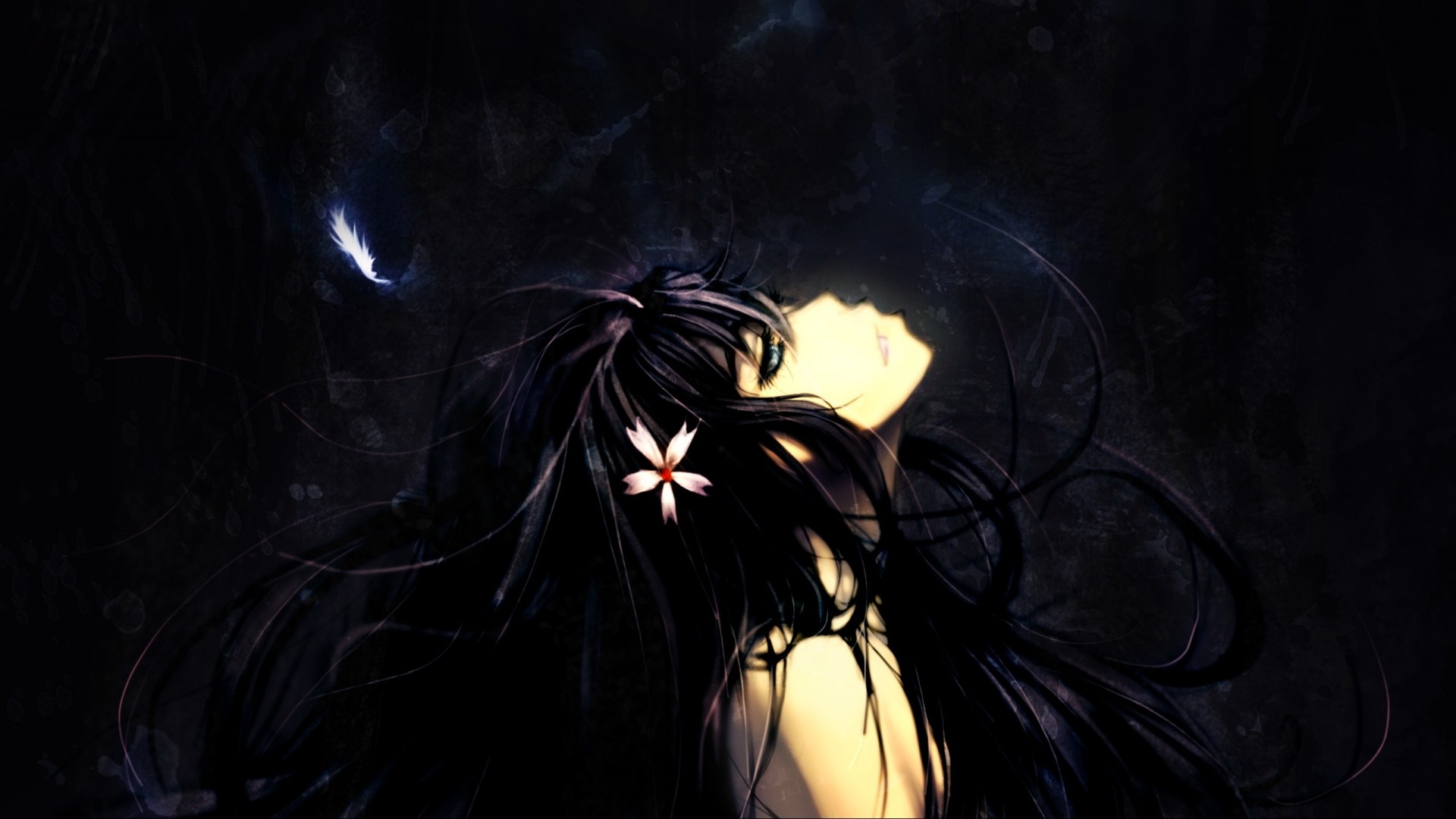 anime, Dark, Anime Girls, Black Hair Wallpapers HD ...