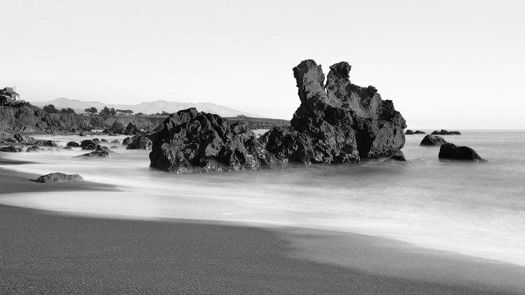 nature, Sea, Beach, Landscape, Rock HD Wallpaper Desktop Background