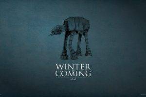 House Stark, Star Wars, AT AT, Game Of Thrones, Crossover, A Song Of Ice And Fire, Winter Is Coming