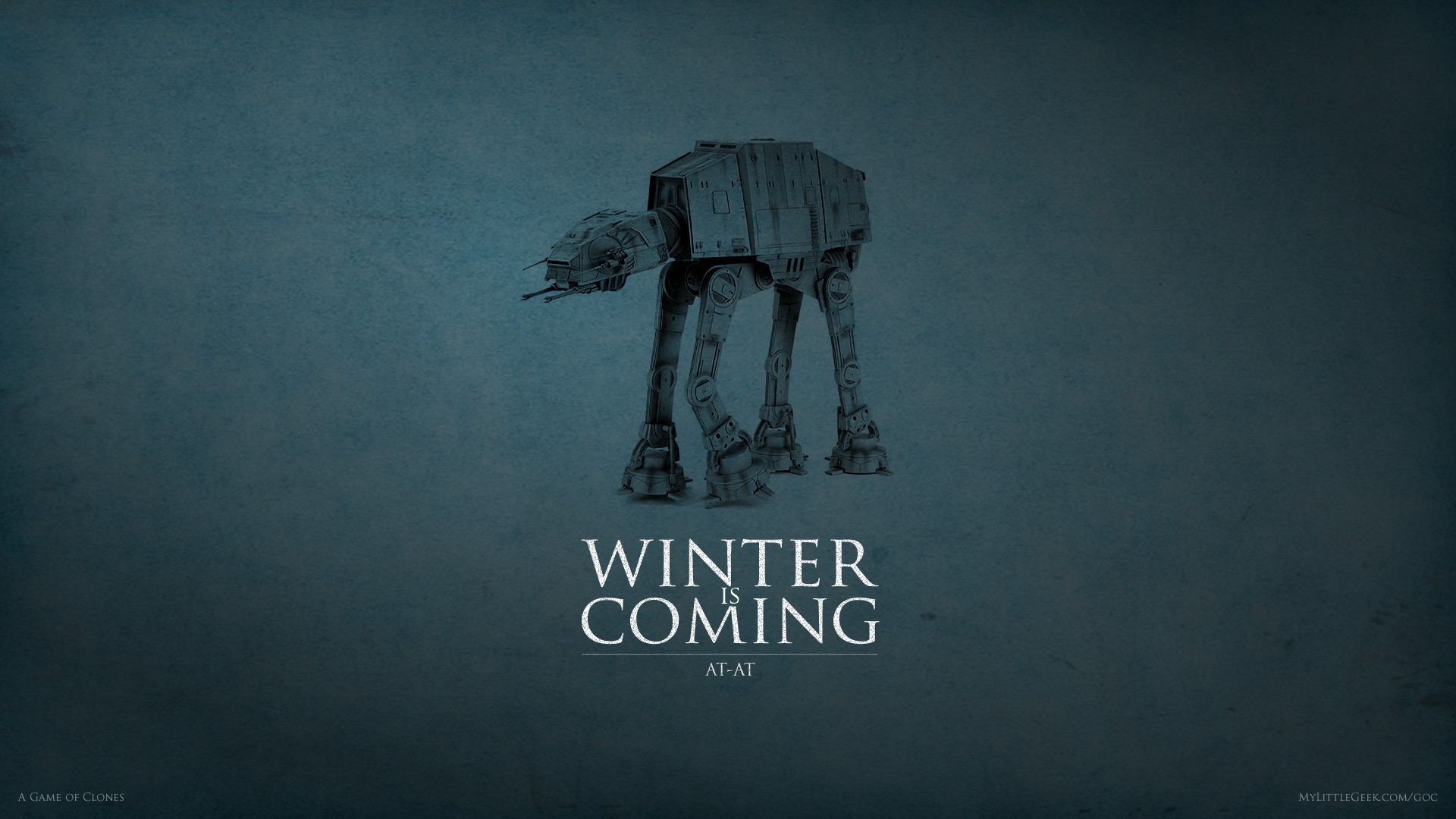 House Stark, Star Wars, AT AT, Game Of Thrones, Crossover, A Song Of Ice And Fire, Winter Is Coming Wallpaper