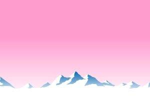 mountain, Pink, Landscape, Evian(Water)