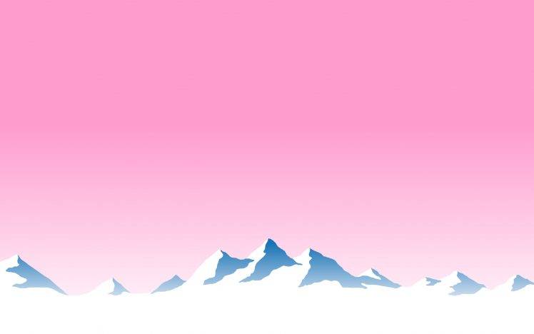mountain, Pink, Landscape, Evian(Water) HD Wallpaper Desktop Background