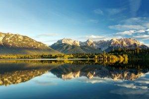 nature, Mountain, Reflection, Landscape, Canada