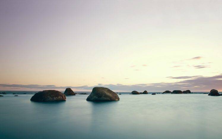 landscape, Nature, Stones, Seals, Sea HD Wallpaper Desktop Background