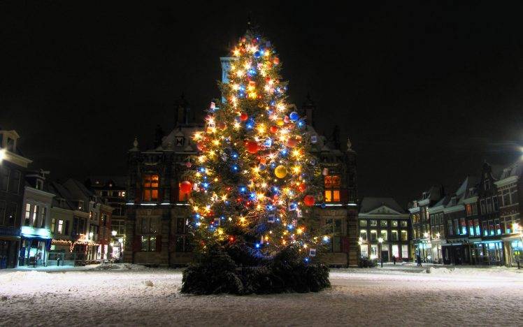 Delft, Christmas, Snow HD Wallpaper Desktop Background