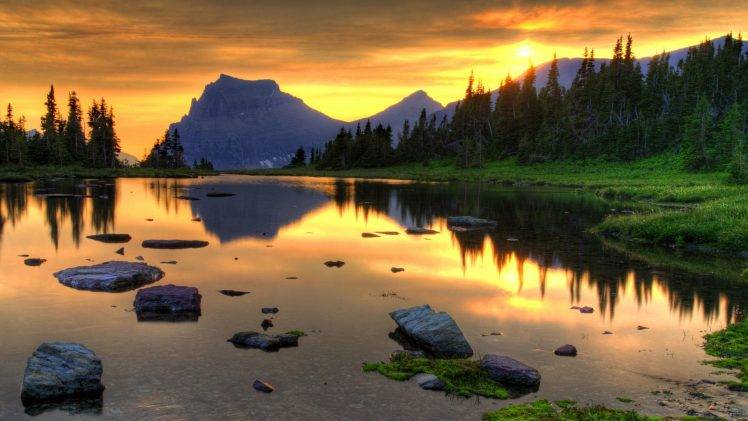 nature, Landscape, Mountain, Lake HD Wallpaper Desktop Background