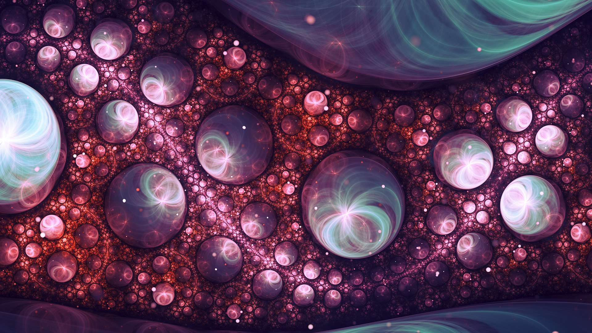 abstract, Sphere, Fractal Wallpaper