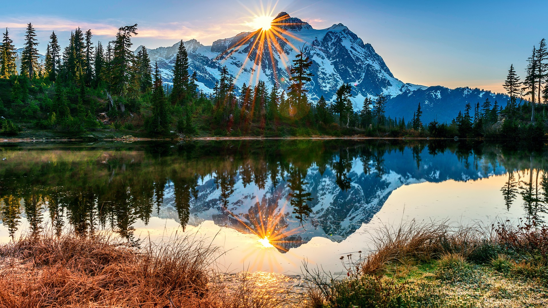 Wallpaper Sunlight Trees Landscape Forest Mountains