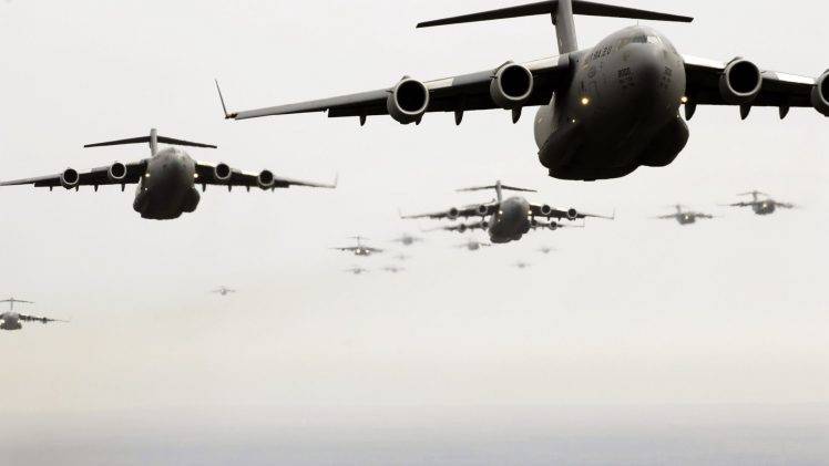 military Aircraft, Airplane, Jets, Lockheed C 5 Galaxy HD Wallpaper Desktop Background