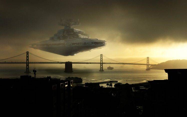 Star Wars, Star Destroyer, San Francisco HD Wallpaper Desktop Background