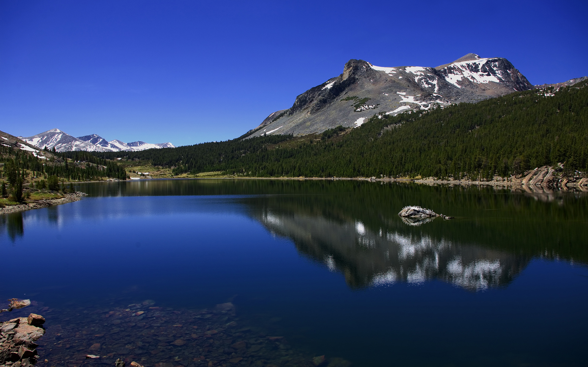 mountain, Lake, Landscape, Canada Wallpaper