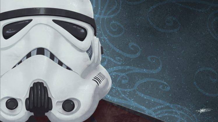 Star Wars, Stormtrooper, Helmet, Artwork HD Wallpaper Desktop Background
