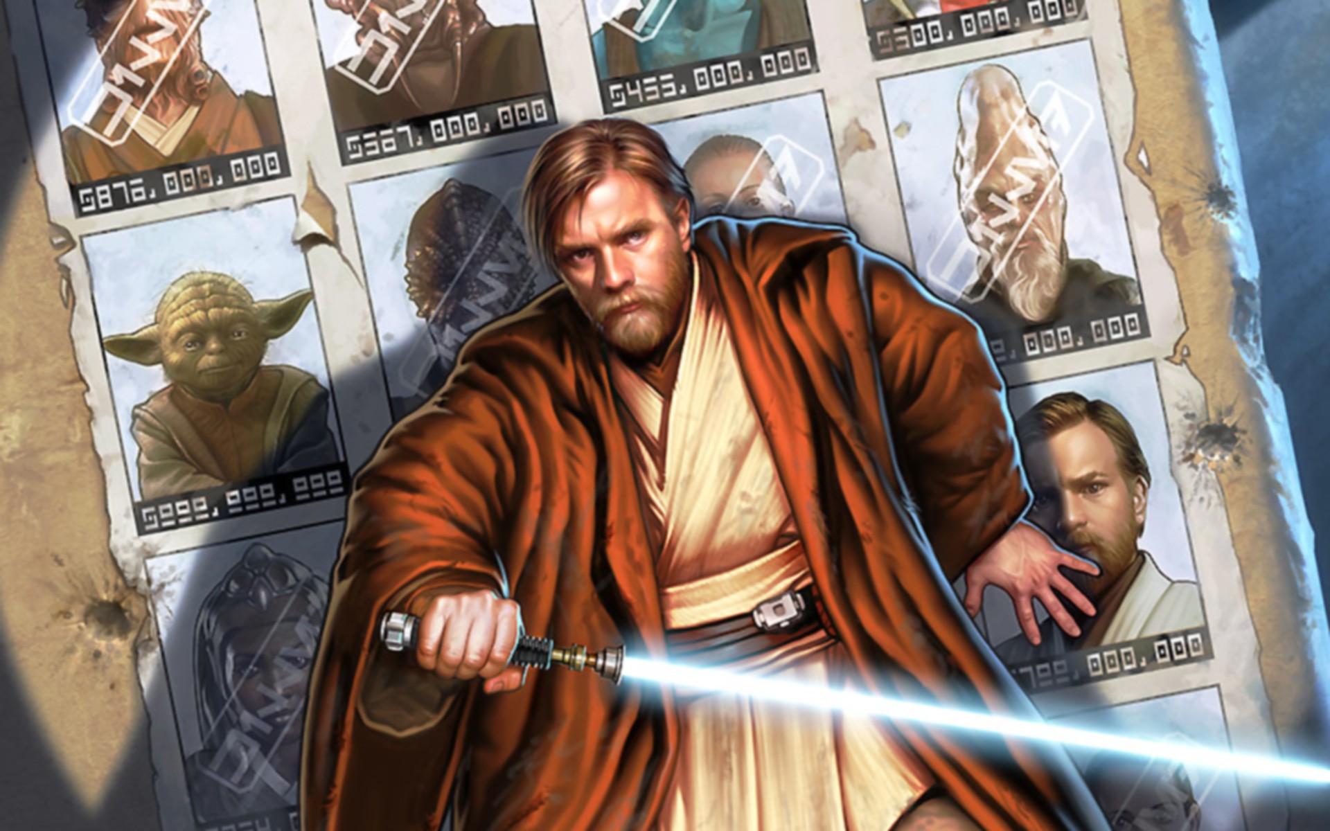 Star Wars, Obi Wan Kenobi, Lightsaber Wallpaper