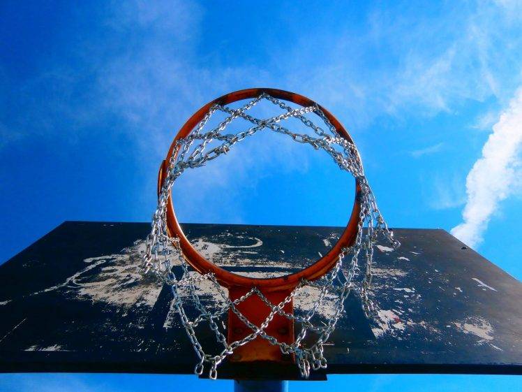 basketball, Sky, Worm’s Eye View, Nets HD Wallpaper Desktop Background