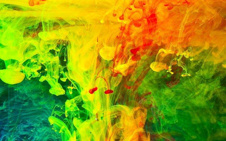 paint In Water, Liquid, Abstract, Colorful HD Wallpaper Desktop Background