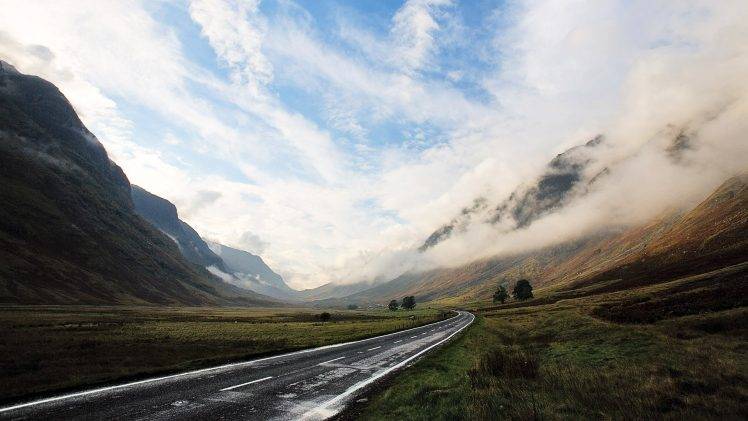 road, Landscape, Mountain HD Wallpaper Desktop Background