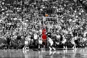 Michael Jordan, Basketball, Chicago Bulls, Selective Coloring