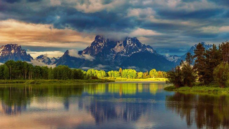 landscape, River, Mountain HD Wallpaper Desktop Background
