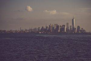 cityscape, Landscape, Sea, Building, New York City, USA