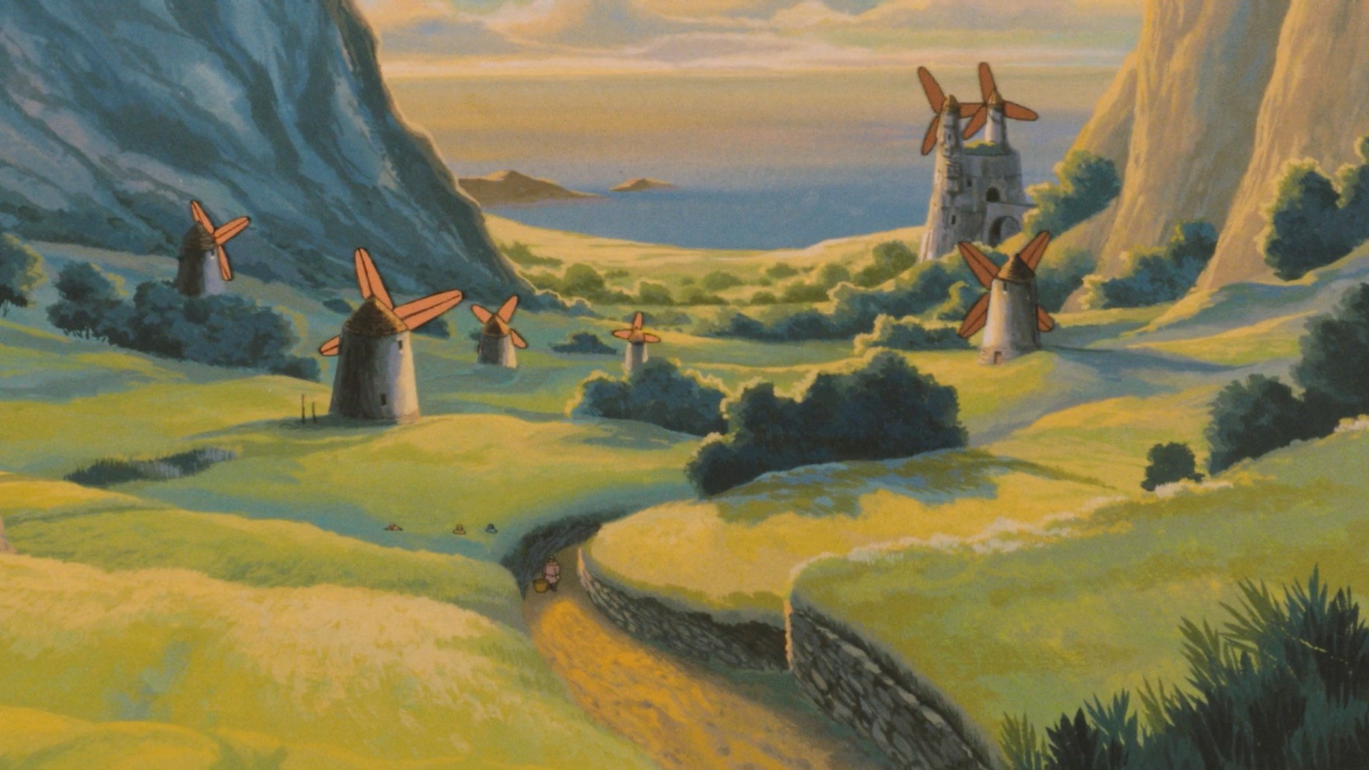 landscape, Nausicaa, Anime, Studio Ghibli Wallpaper