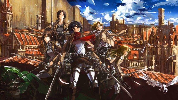 Shingeki No Kyojin, Mikasa Ackerman, Blouse Sasha, Anime, Anime Girls HD Wallpaper Desktop Background