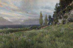 The Vanishing Of Ethan Carter, Video Games, Landscape, Road, Bridge, Lake