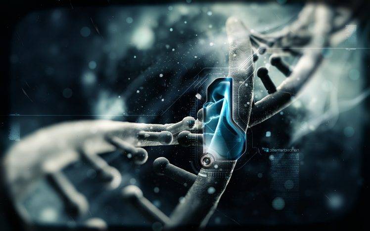 blue, Science Fiction, Anime, DNA, Science, Schematic, Biology HD Wallpaper Desktop Background