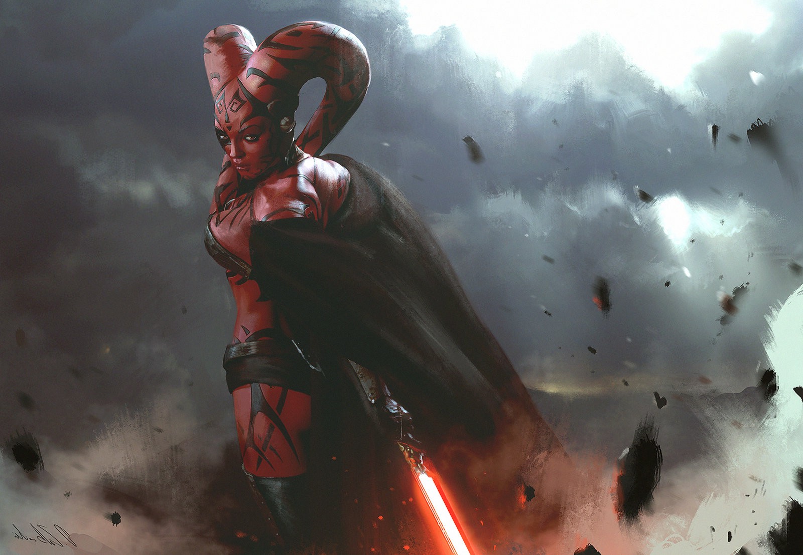 Star Wars, Sith, Lightsaber, Darth Talon, Humanoid Wallpaper