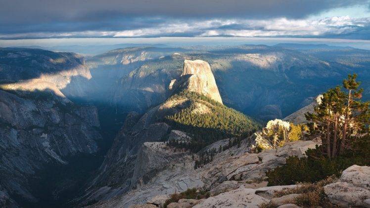 Yosemite National Park, Half Dome, Nature, Landscape, Valley, Mountain, USA HD Wallpaper Desktop Background