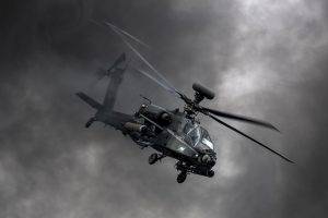 Boeing Apache AH 64D, Military, War, Aircraft, Helicopters