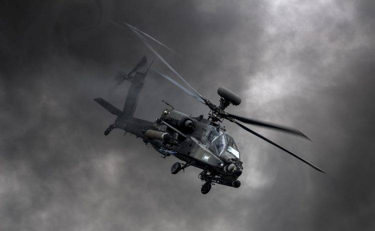 Boeing Apache AH 64D, Military, War, Aircraft, Helicopters HD Wallpaper Desktop Background