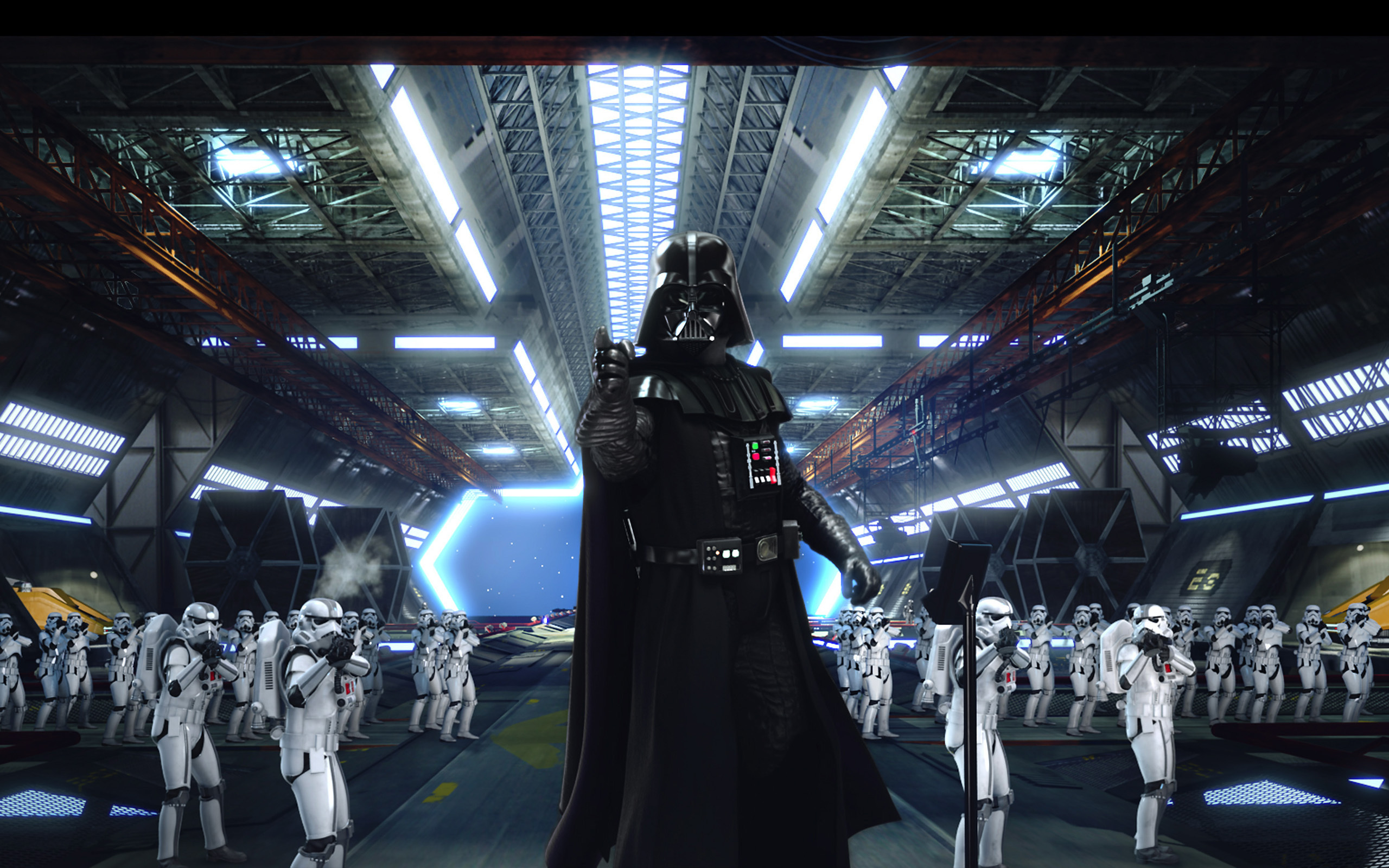 Star Wars, Darth Vader, Stormtrooper Wallpaper