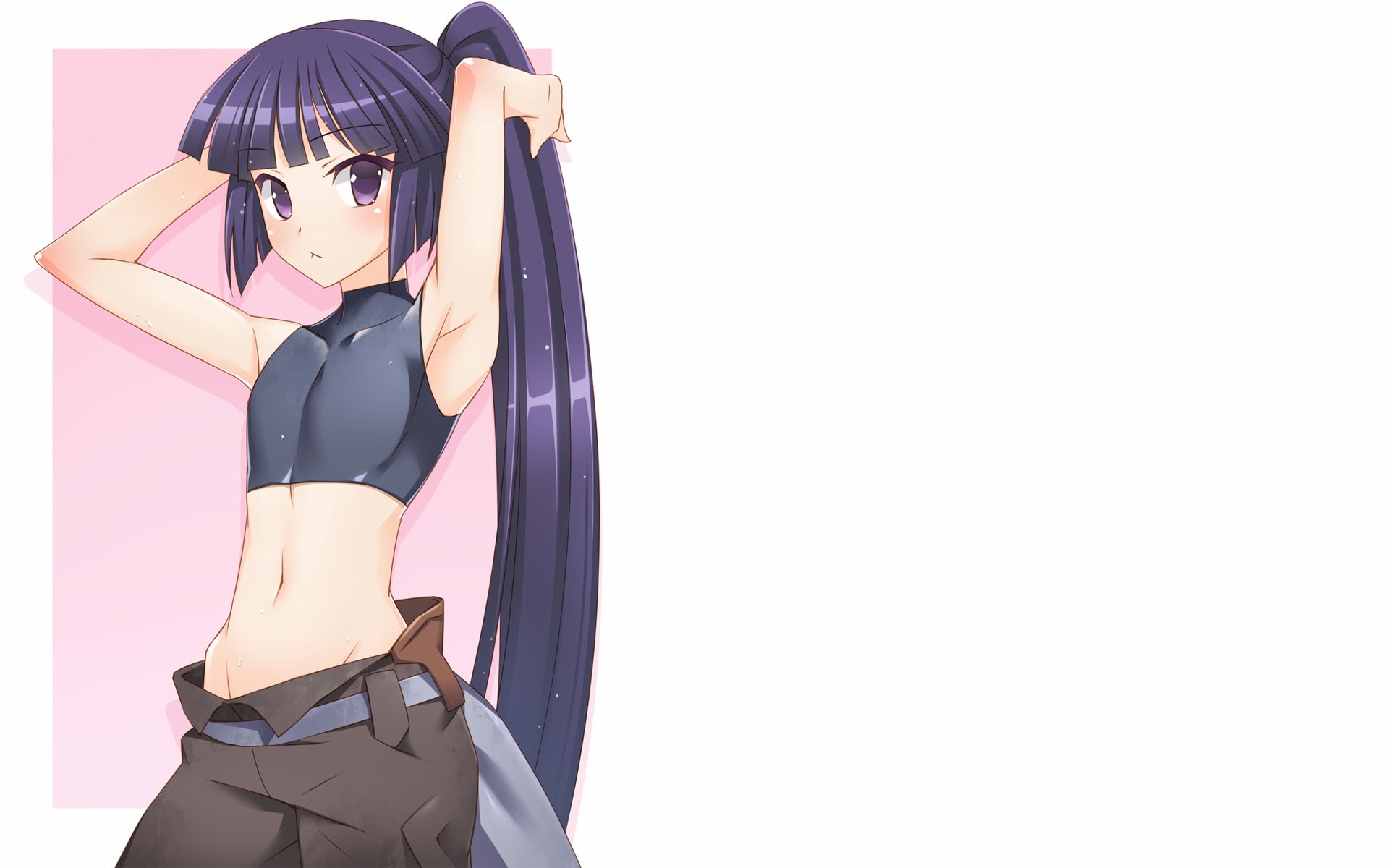 anime, White Background, Log Horizon, Akatsuki (Log Horizon) Wallpaper