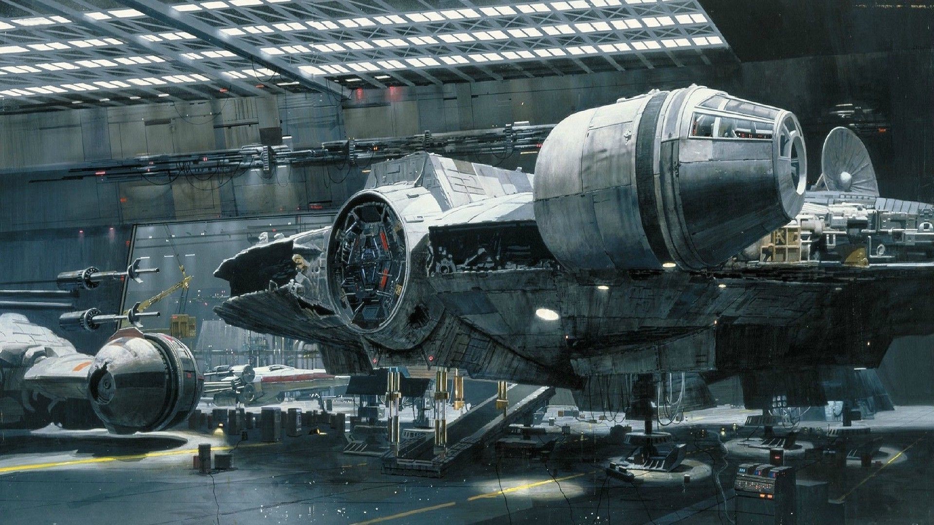 Star Wars, Millennium Falcon, Spaceship Wallpaper