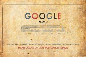 Google, Web Design, Vintage