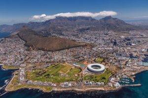 cityscape, Landscape, Stadium, Cape Town, Table Mountain