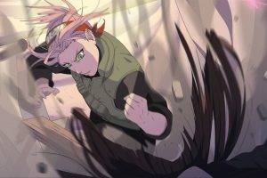 Naruto Shippuuden, Anime, Haruno Sakura, Pink Hair, Green Eyes, Fighting