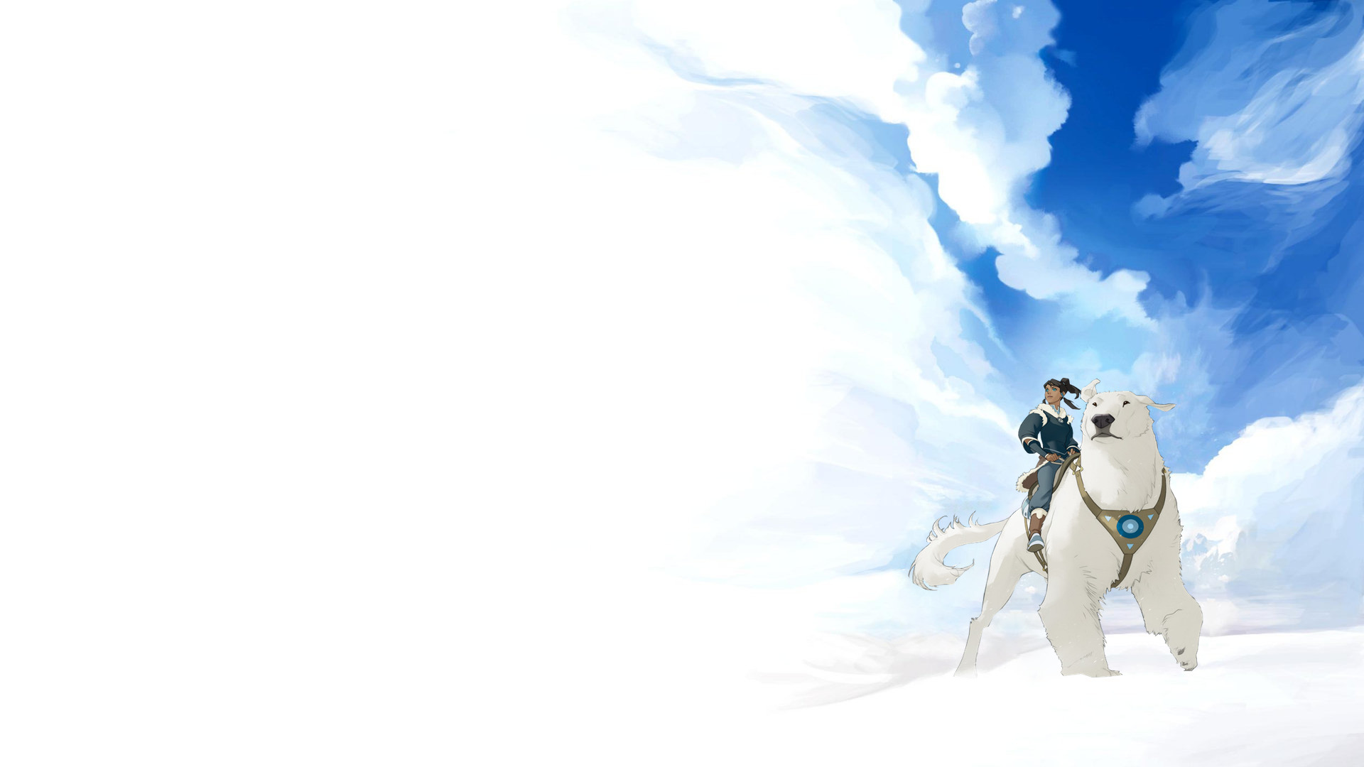 The Legend Of Korra, Korra, Naga, Avatar: The Last Airbender, Anime Wallpaper
