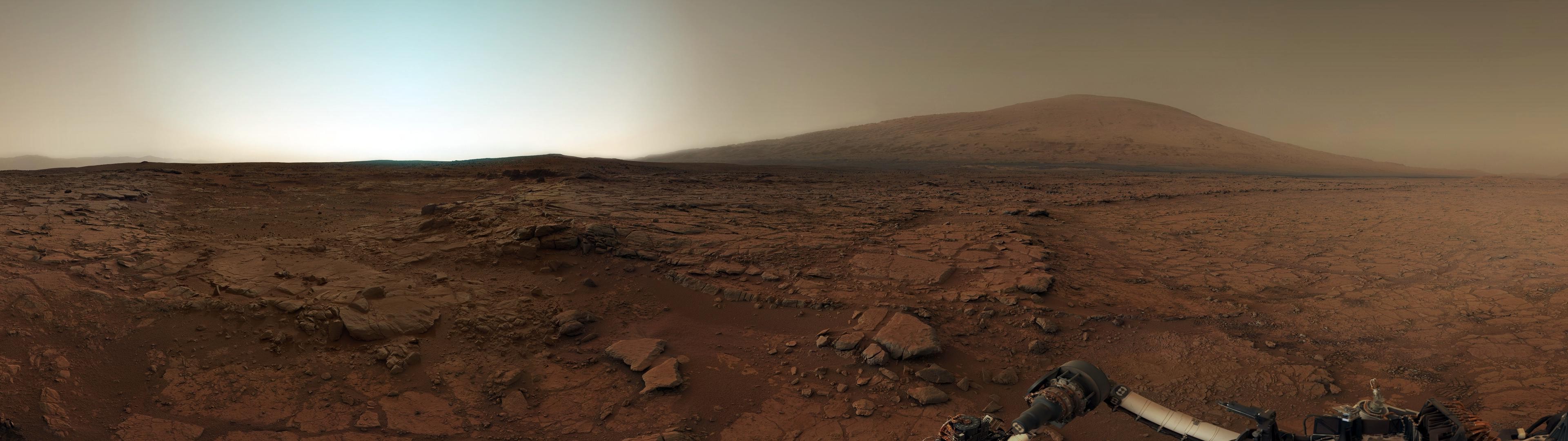 landscape, Mars, Space, Curiosity Wallpaper
