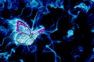 smoke, Butterfly, Artwork, Abstract